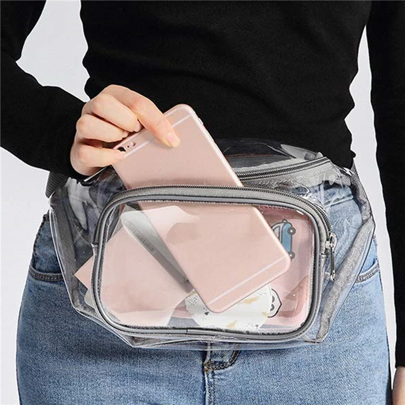 Women'S Bum Bags - Damska torba biodrowa z PVC, nerka,
