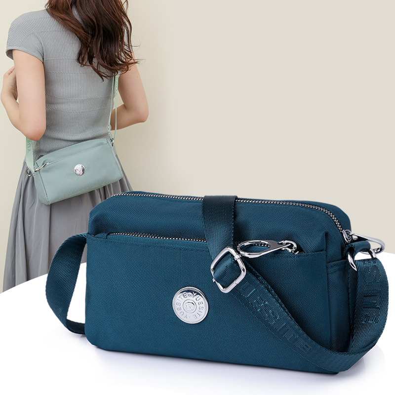 Women'S Kipling Bags - Damska wodoodporna nylonowa torba crossbody, luksusowa