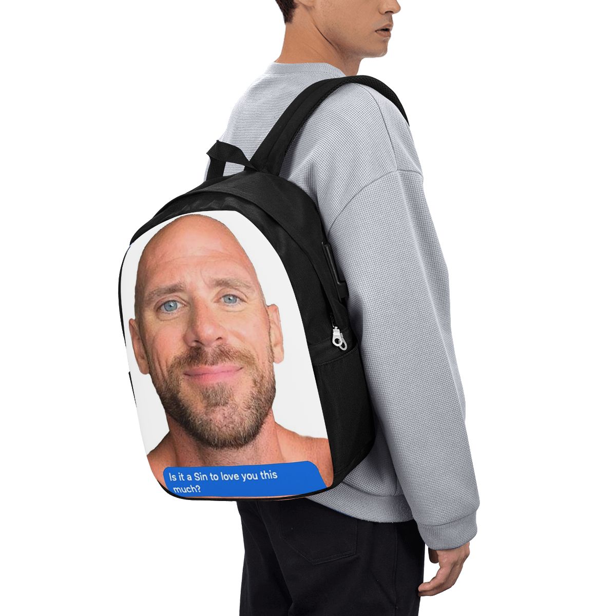Woman In Bag - Plecak Johnny Sins z motywem flirtującego