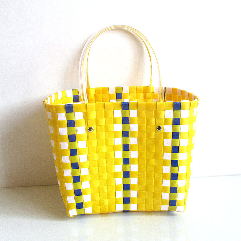 Basket Bag Wicker - Modny, ręcznie tkany kosz na warzywa