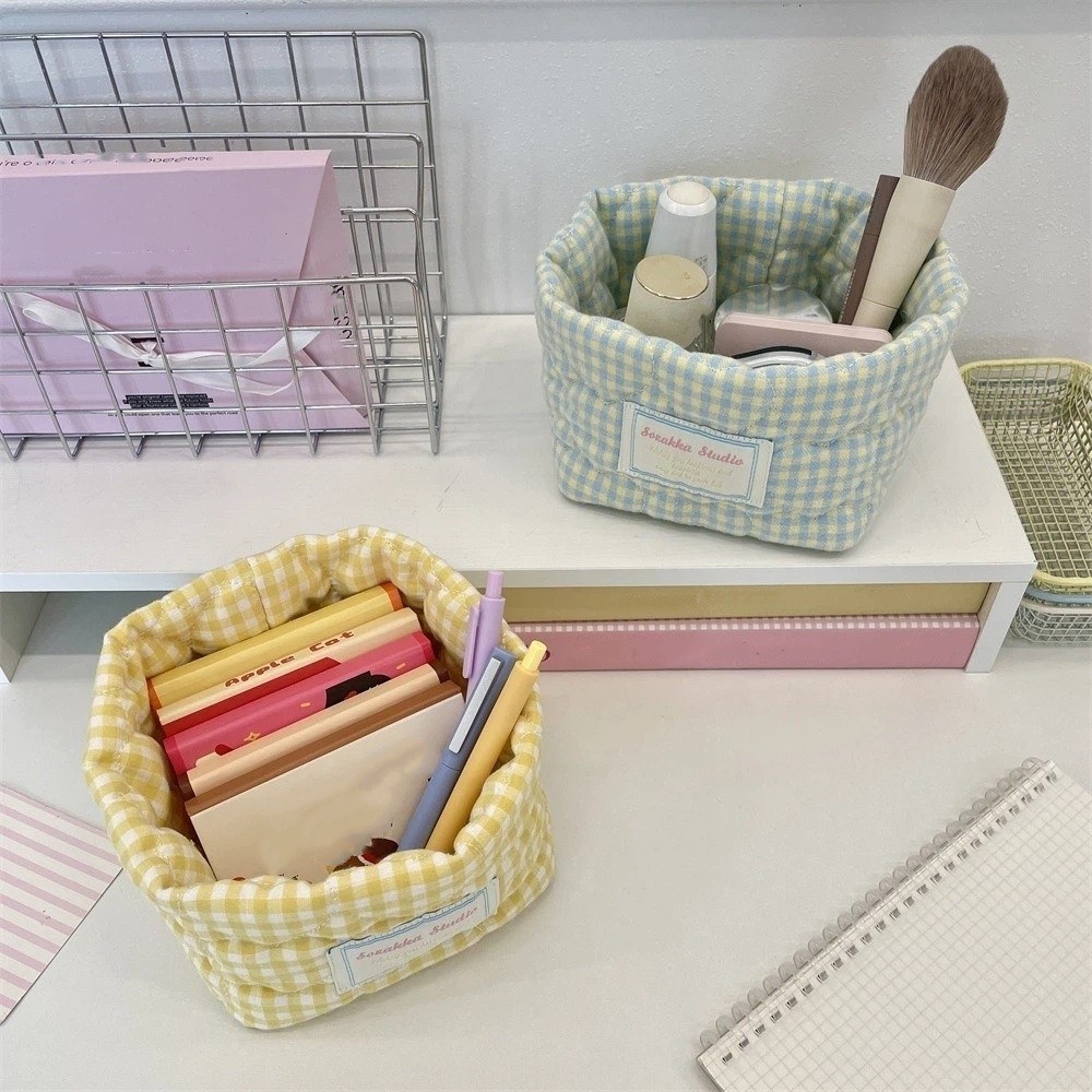 Basket Bag Wicker - Kosz do przechowywania z tkaniny w