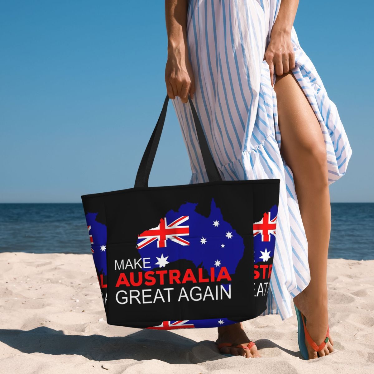 Women Bags In Australia - Torba plażowa Make Australia Great Again,