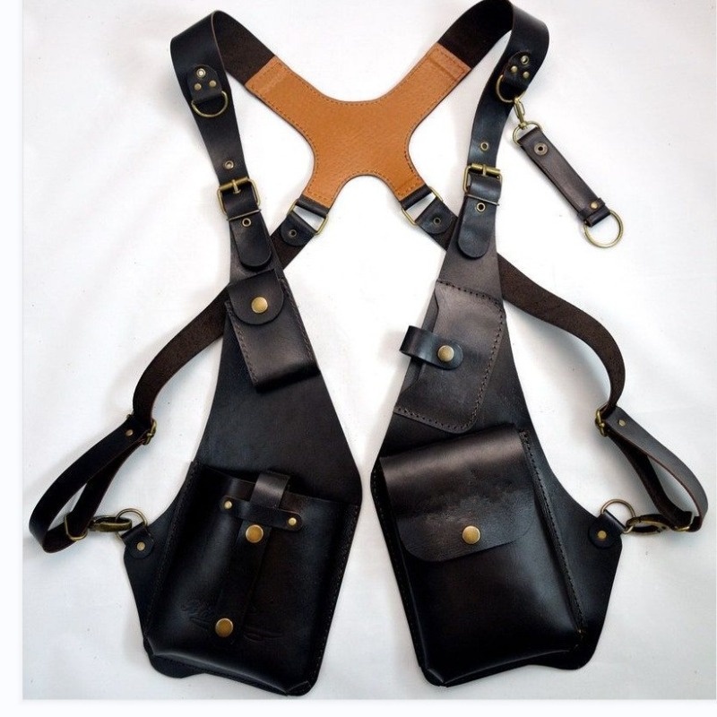 Women Bags Leather - Skórzana torba crossbody w stylu europejskim,