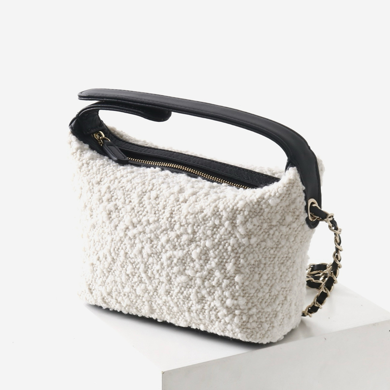Women Bags Designer - Skórzane klasyczne mini torebki typu hobo