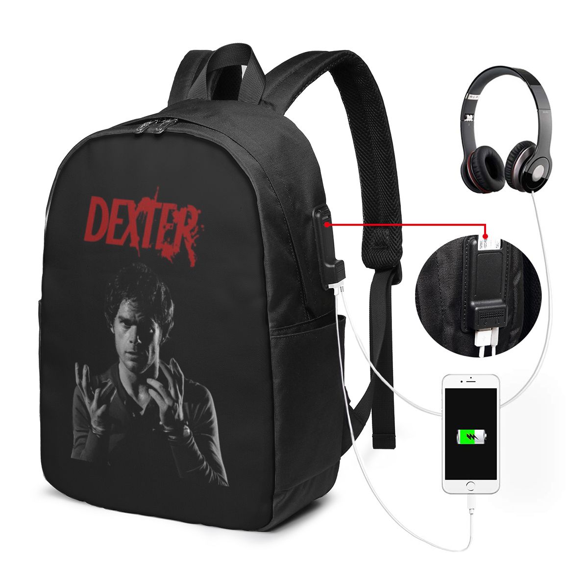 Woman In Bag - Plecak Filmowy Dexter Morgan Torba Podróżna