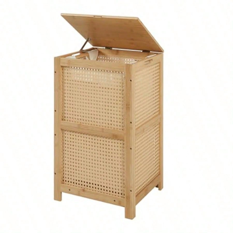 Bambusowy kosz na pranie z pok – Basket Bag Wicker recenzja i cena