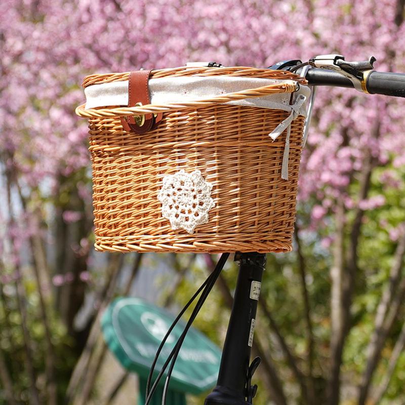 Wiklinowy kosz rowerowy Kosz n – Basket Bag Wicker recenzja i cena