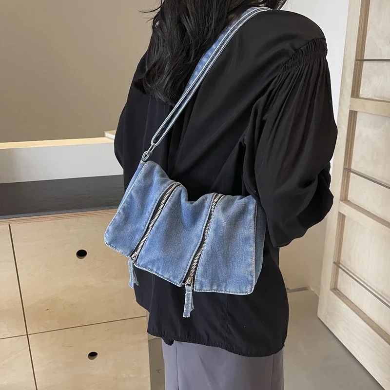 Solidna torba na ramię z denim – Women'S Bags New Look recenzja i cena