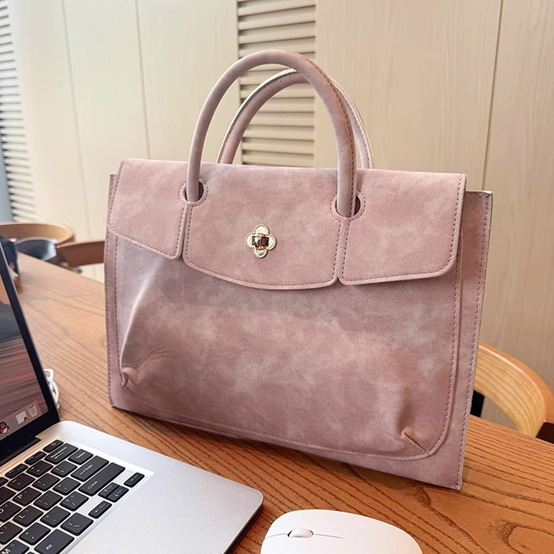 Elegancka różowa torba na lapt – Women Bags For Office Use recenzja i cena