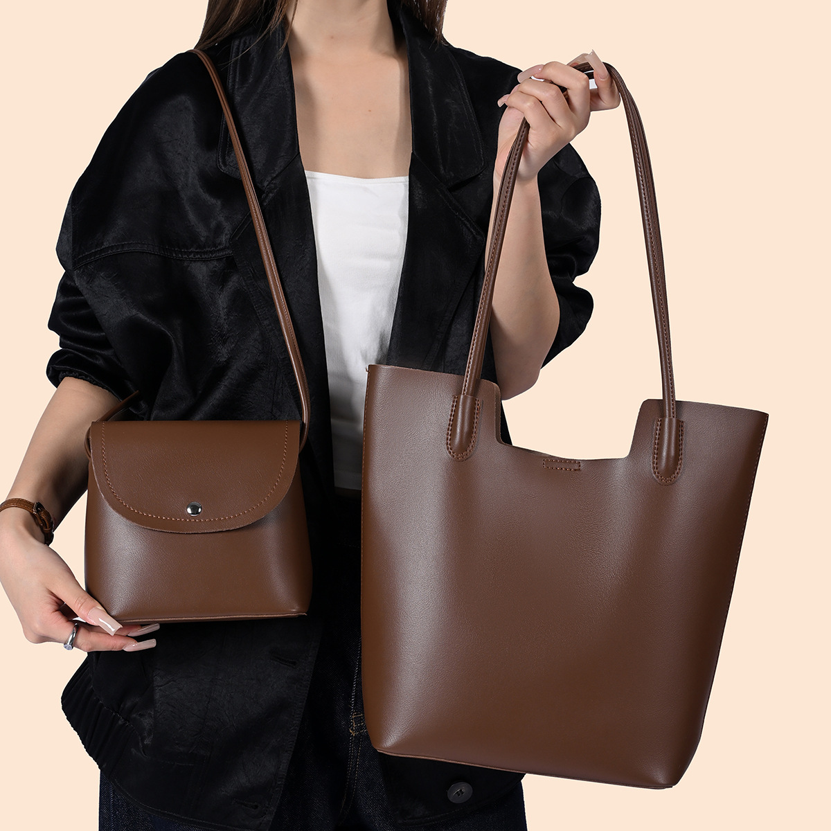 Torebki na ramię z ekoskóry dl – Women Bags Leather recenzja i cena