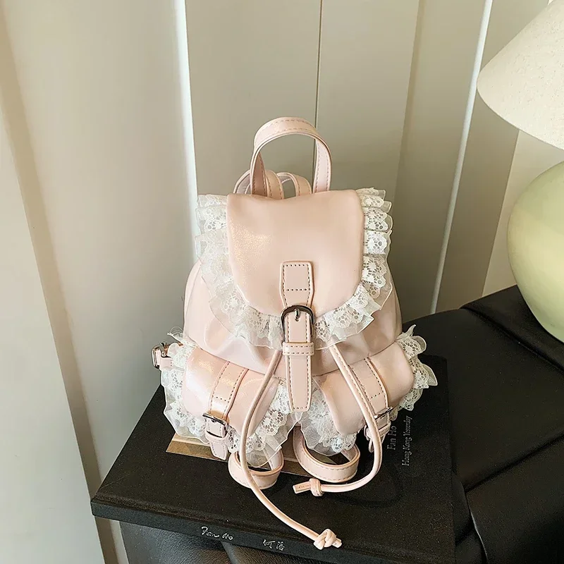 Solidne plecaki z PU z koronko – Women Bags Designer Sale recenzja i cena