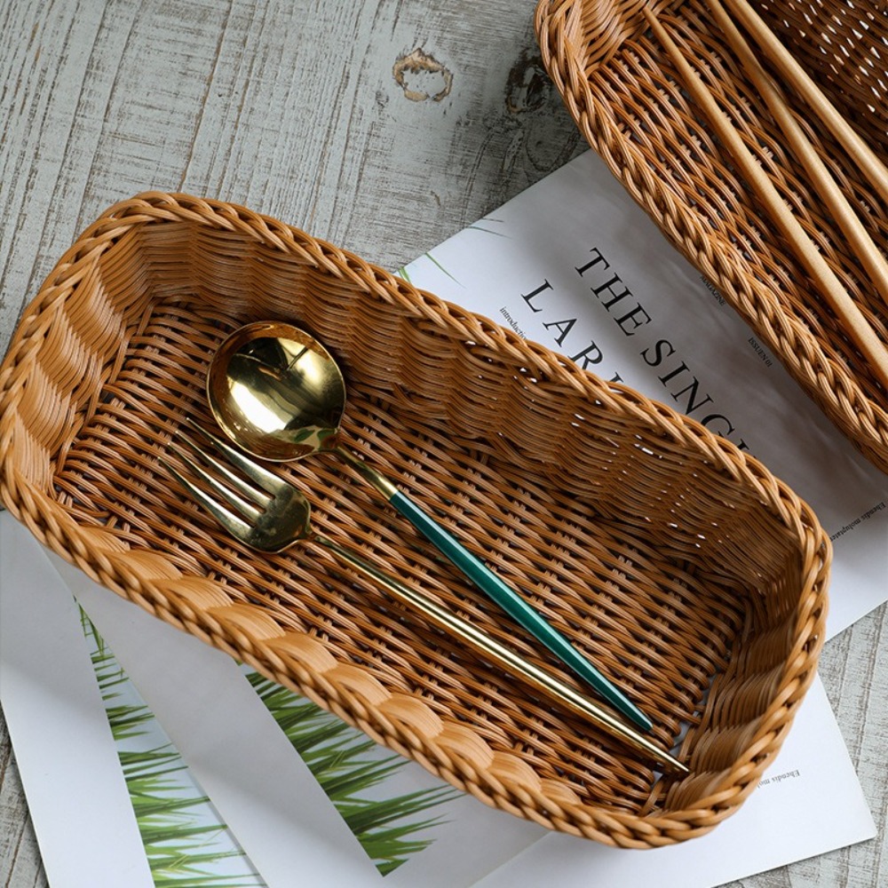 Kosz do przechowywania z imita – Basket Bag Wicker recenzja i cena